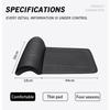 Universal Leather Car Seat Cover with Leg Support, Breathable Non-slip Padding, Relieve Fatigue Seat Cushion Protector