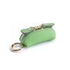 Mini Leather Coin Purse Soft Water-resistant Zipper Pouch with Key Ring Compact Card Holder for Men Women Outdoor