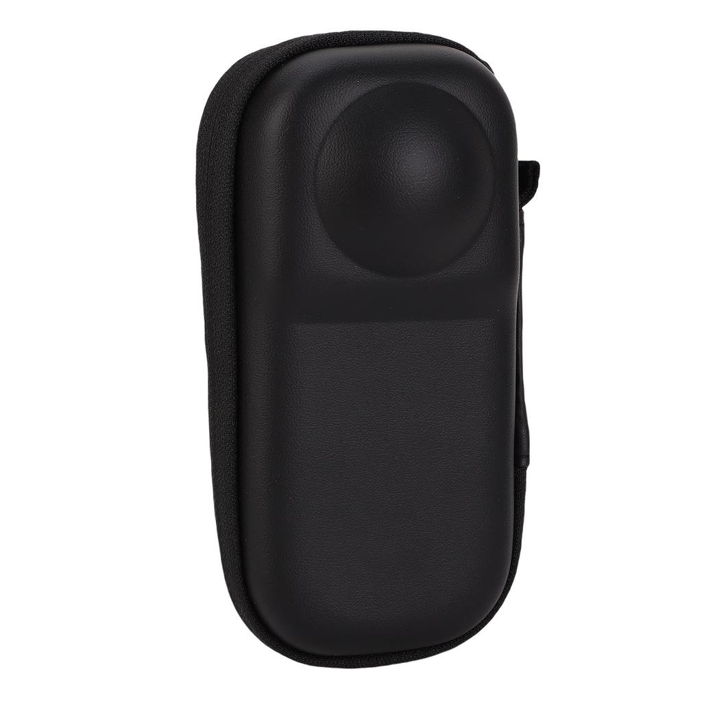Hard Shell Storage Bag Fit for Insta360 X5 Camera Water Proof PU Carrying Case Protective Cover Black