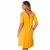 Elegant Women Zip Back Stretch Dress With Timeless Classic Appeal For Any Occasion