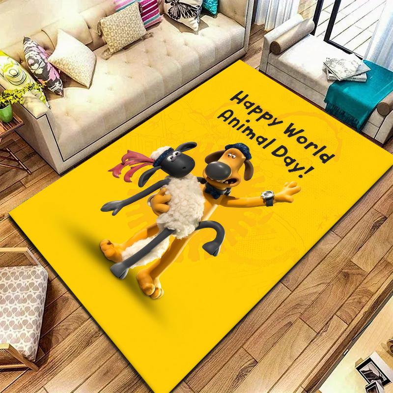 Shaun Carpet Rug for Living Room Bedroom Home Sofa Decoration,Kids play Nonslip Floor Mat