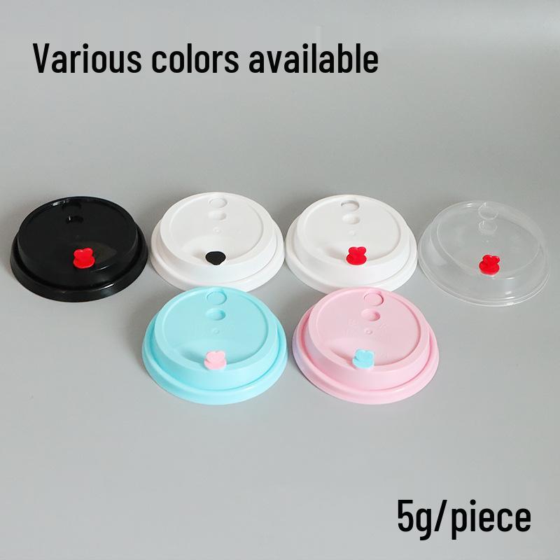 90 Caliber Black Frosted 700ml Injection Molded Milk Tea Cup with Lid - Large Capacity Disposable