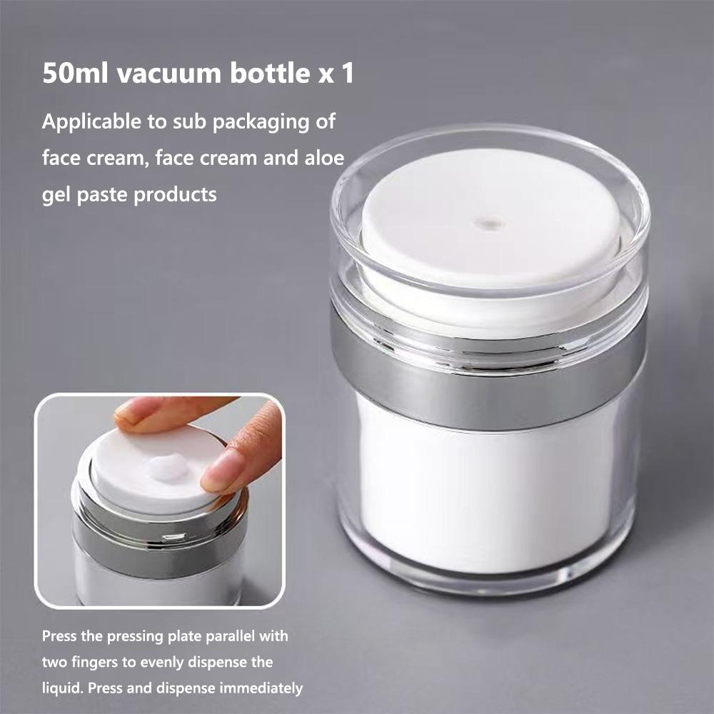 15ml/30ml/50ml Face Cream Lotion Cream Bottle Push-type Sample Bottles Gifts Vacuum Bottle