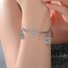 LIKGREAT Pentagram Bracelet Witch Knot Charm Gothic Witchy Y2K Jewelry for Women Stainless Steel Protection Amulet Party Gift