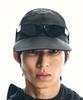 SSY Slow Workers Club Nylon Long Bill Cap Black