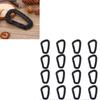 16 Sztuk Wytrzymałe Klamry Kształtu D Mini Kółka D Wytrzymały Karabińczyk Outdoor