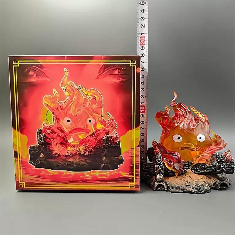 Illusion NewGk Meet Series Cursed Fire Heart Statue GlowInTheDark Anime Decor Desktop Led Display Model