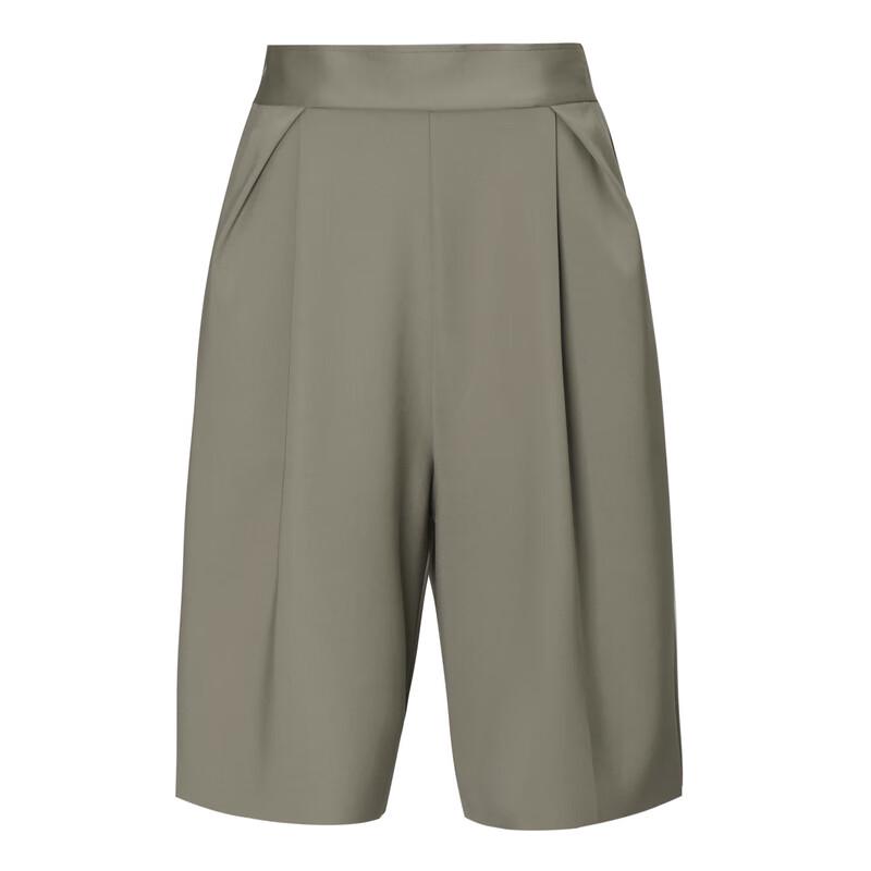 LESS Women's Retro Straight-Leg Capri Pants