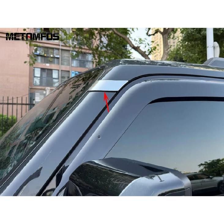 For Toyota Land Cruiser Prado J250 2024 2025 2026 Chrome Front Window A Pillar Rear Window C Pillar Cover Trim Car Accessories