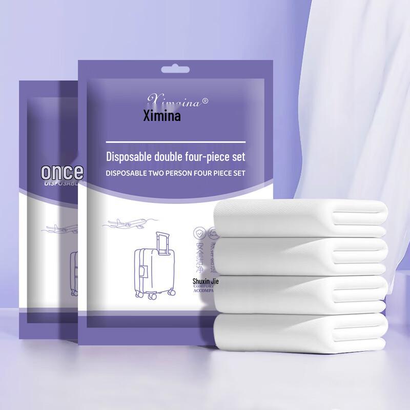Ximaina Disposable Hotel & Travel Bedding Kit
