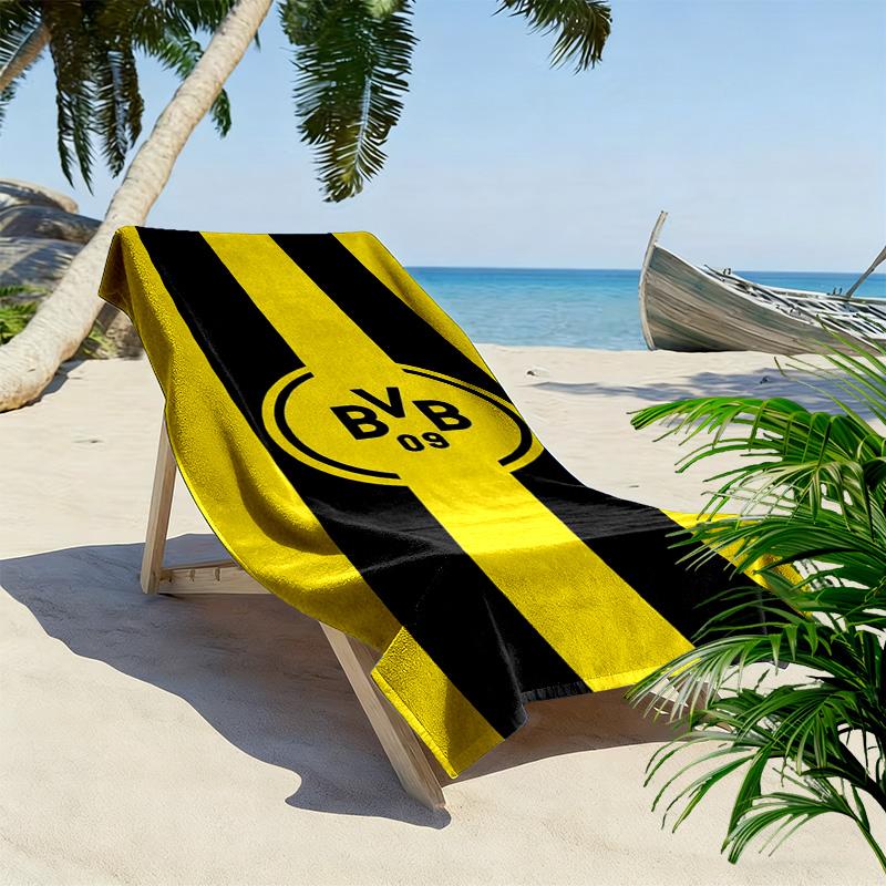 Bold Stripes Emblem Design beach towel Outdoor camping Portable for travel quickdrying swim towel swim Absorbent bath towel beach