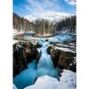 Modern Beautiful Nature Landsscape Canvas Painting Forest Mountain Lake Aurora Mural Prints Poster for Living Room Home Decor