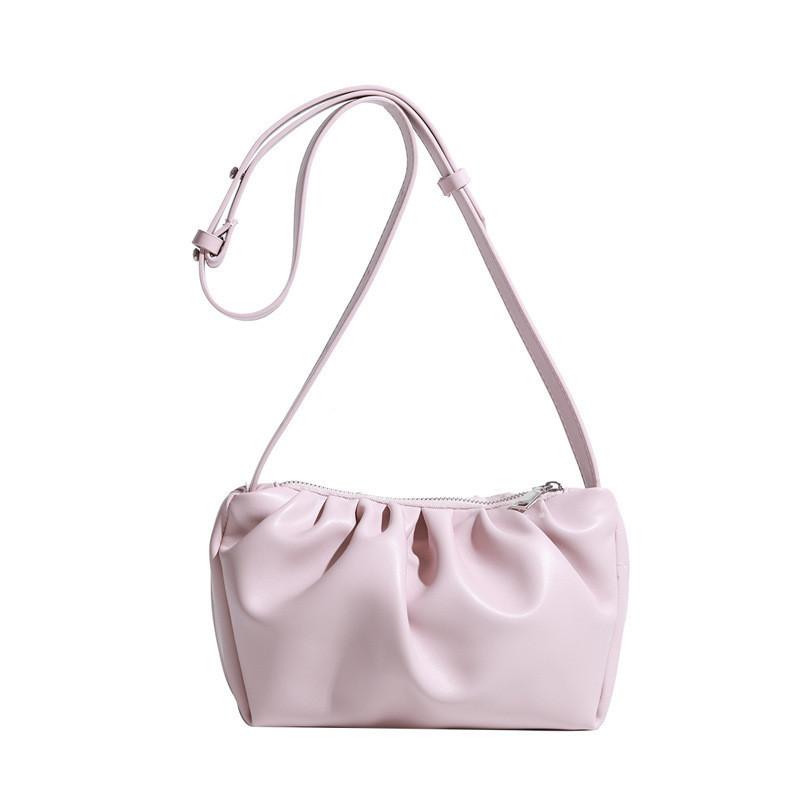 IELGY Женская розовая плиссированная сумка-облако — фото 8