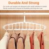 1PC 11-Hole Multi-functional Clothes Hanger for Dormitory Home-use Spiral Plastic Closet Drying Hanger Support