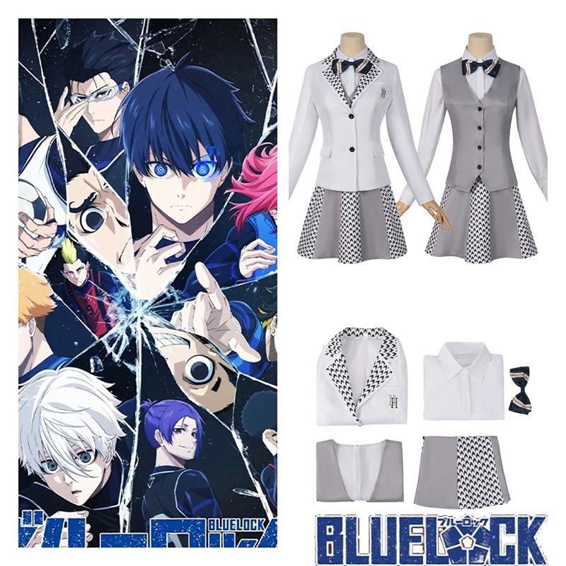 Blue Prison Cosplay Costume Set For Anime Roleplay Made Of High-quality Polyester Fibers