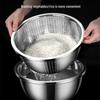 Shengjia 201 Stainless Steel Kitchen Colander