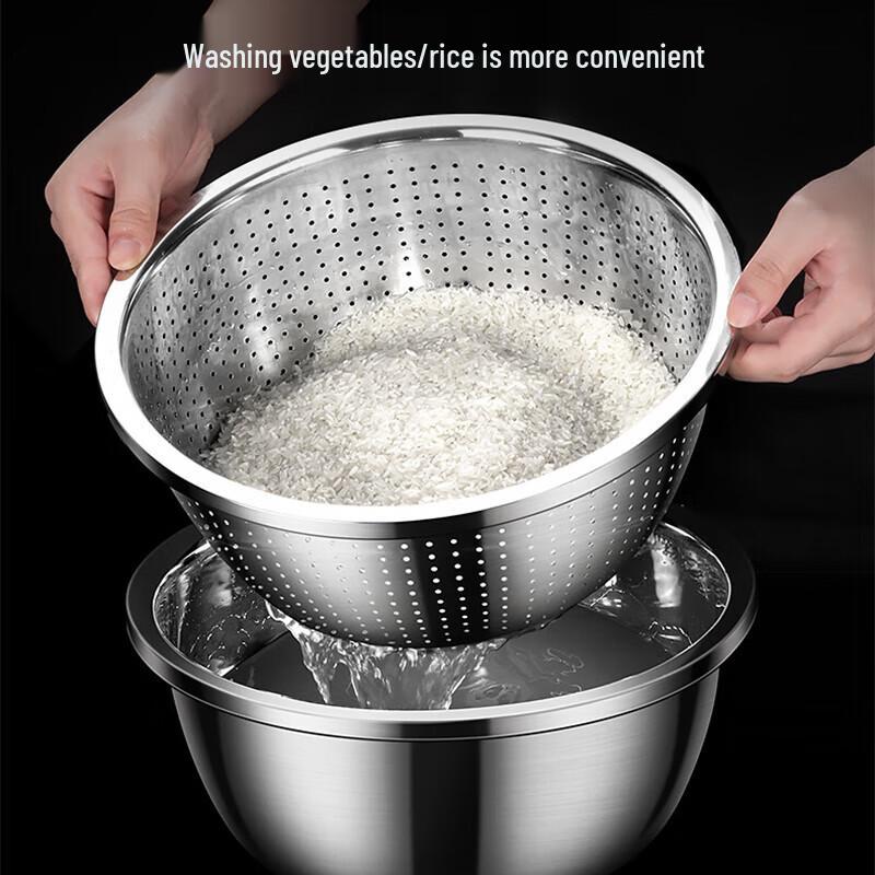 Shengjia 201 Stainless Steel Kitchen Colander