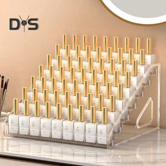 Neglelakk Organizer Akryl Display Rack Gjennomsiktig design Multipurpose Solbriller Organizer Holder for eteriske oljer