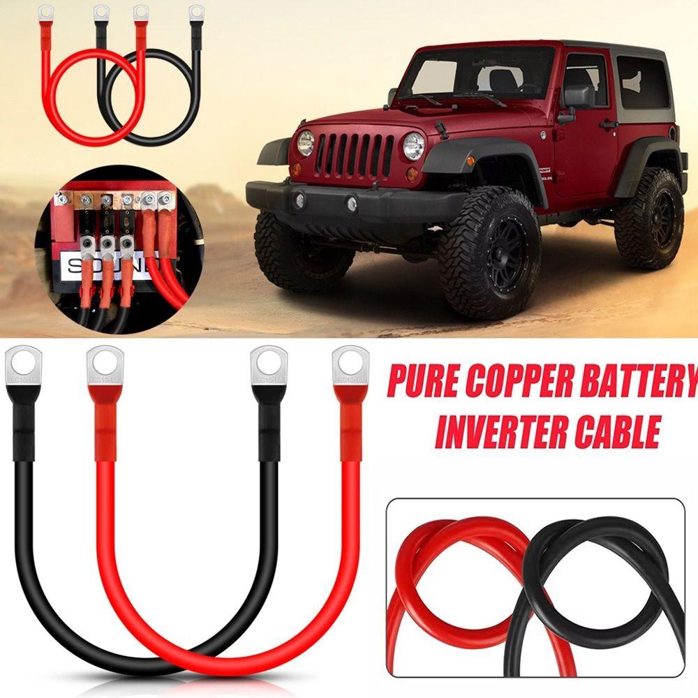 With SC Terminals Battery Connection Cable 5AWG Car Inverter Wire New Stranded Copper Cord