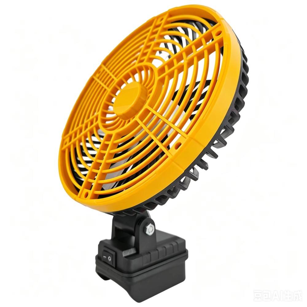 Foldable Lithium Battery Fan 8 Inch Jobsite Fan for Makita/Dewalt/Milwaukee Outdoor Camping