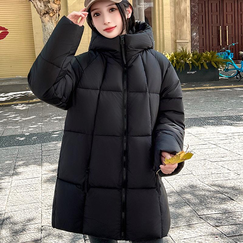 

Модные зимние куртки женские длинные парки с капюшоном свободные толстые теплые верхняя одежда повседневные женские пальто 2XL