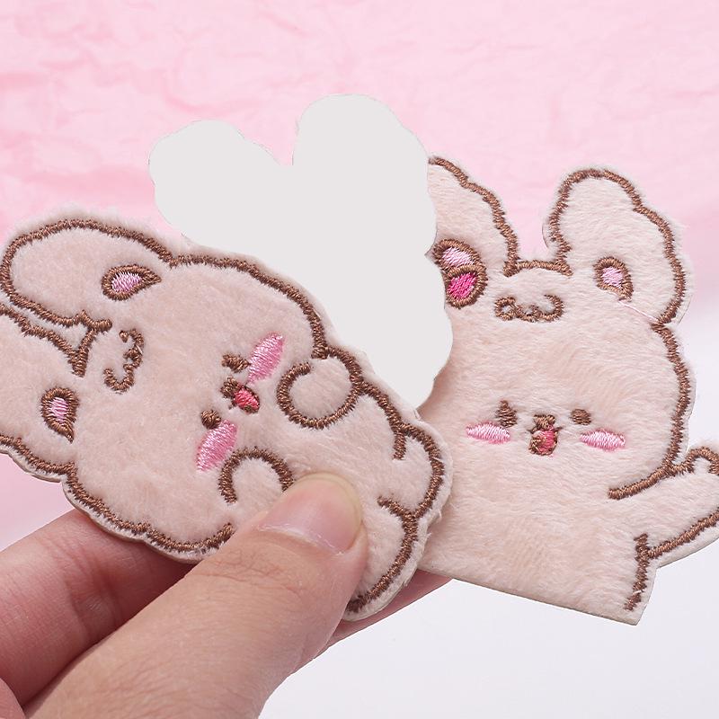 Self-Adhesive Cartoon Rabbit Patch for Down Jackets