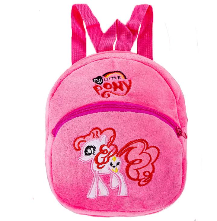 Cute Cartoon Plush Backpack for Toddlers - Double Shoulder, Kindergarten, Early Education, Doll Design