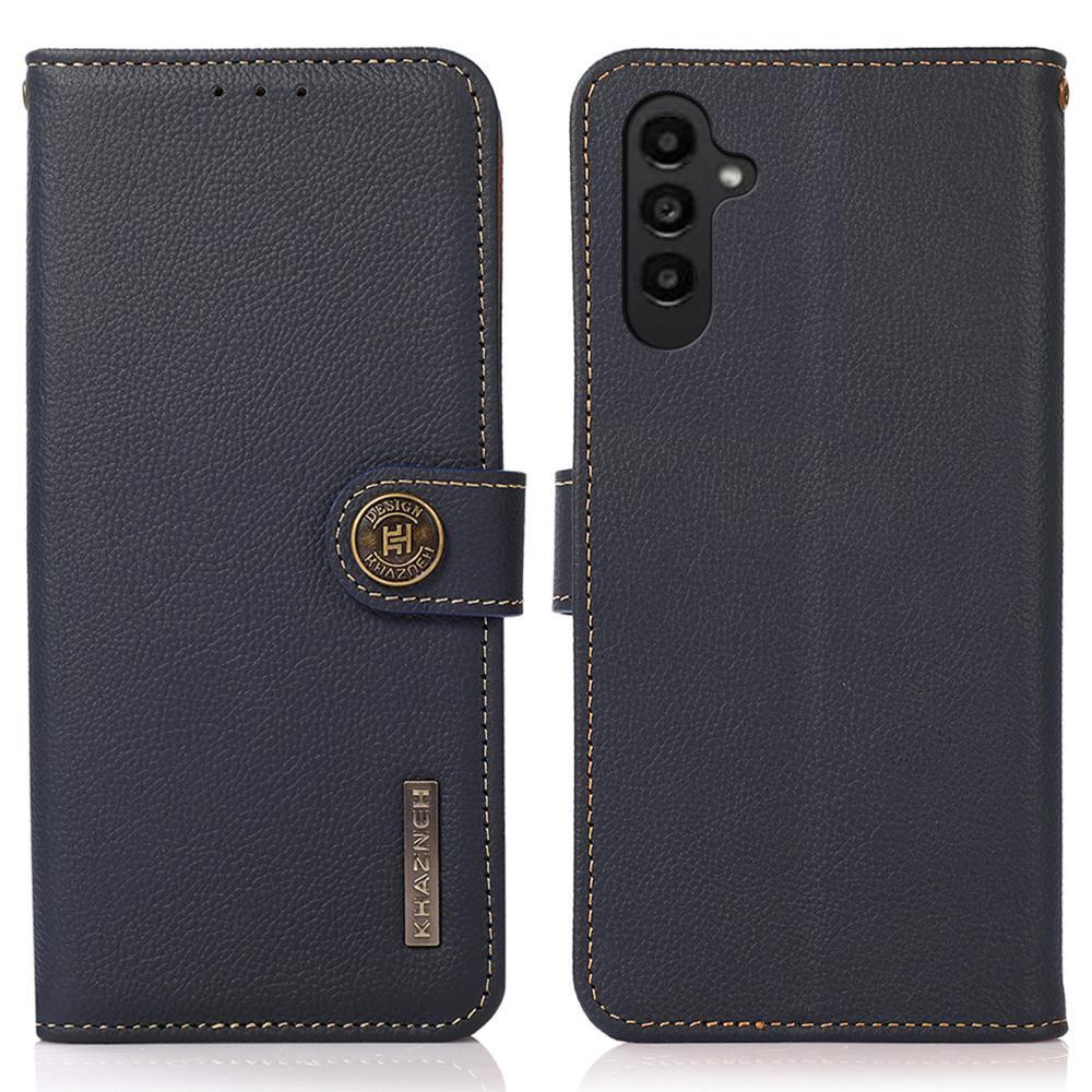 

KHAZNEH for Samsung Galaxy S26/S26 Pro Case Genuine Cow Leather RFID Blocking Wallet Phone Cover