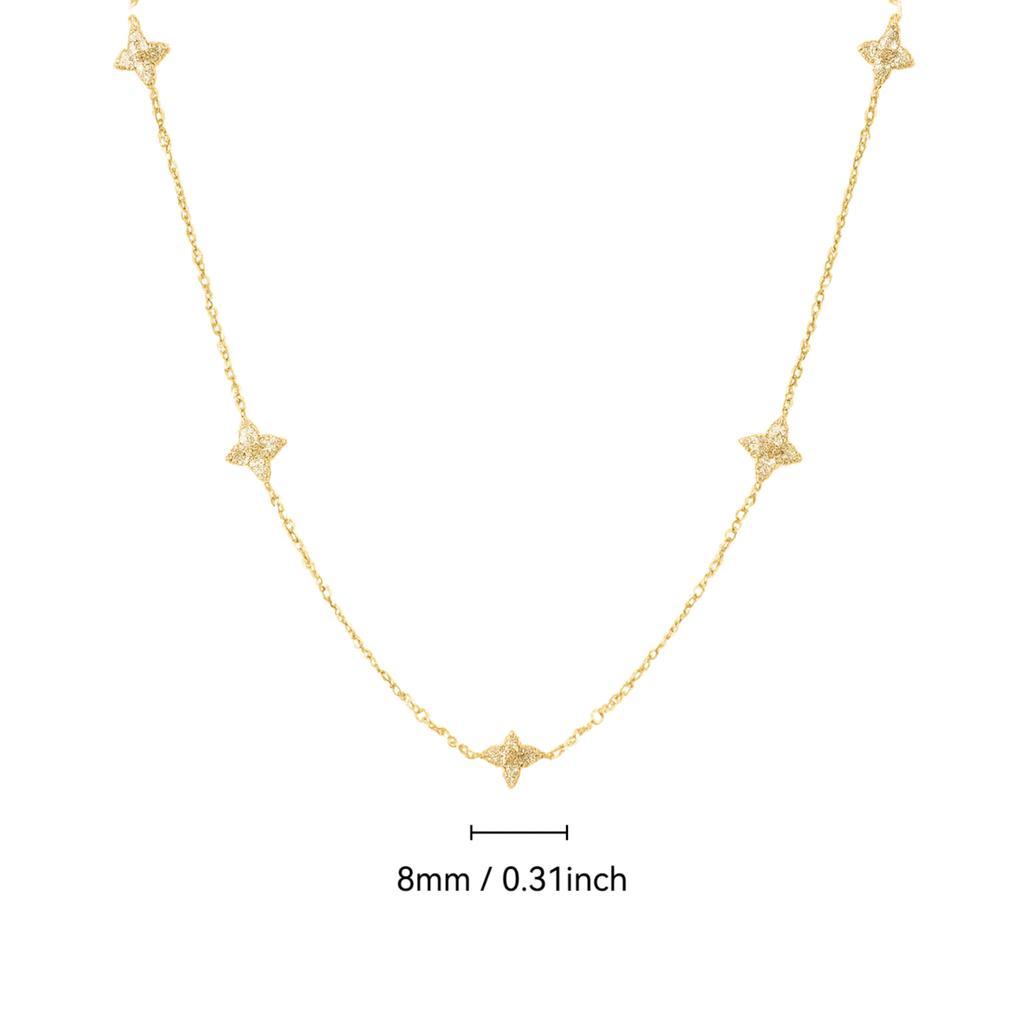 Minimalistisches Glücksbringer Süßes Besetztes Kleeblatt Armband für Damen Mädchen Verstellbare Goldfarbene Gliederkette Klassischer Französischer Schmuck Geschenk