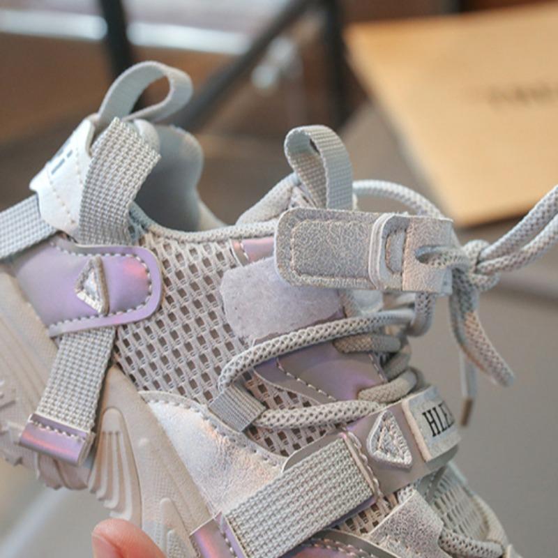 Sneakers Spring and Autumn New Girls' Children's Fashion Versatile Soft Sole Casual Shoes Boys' Campus Running Shoes