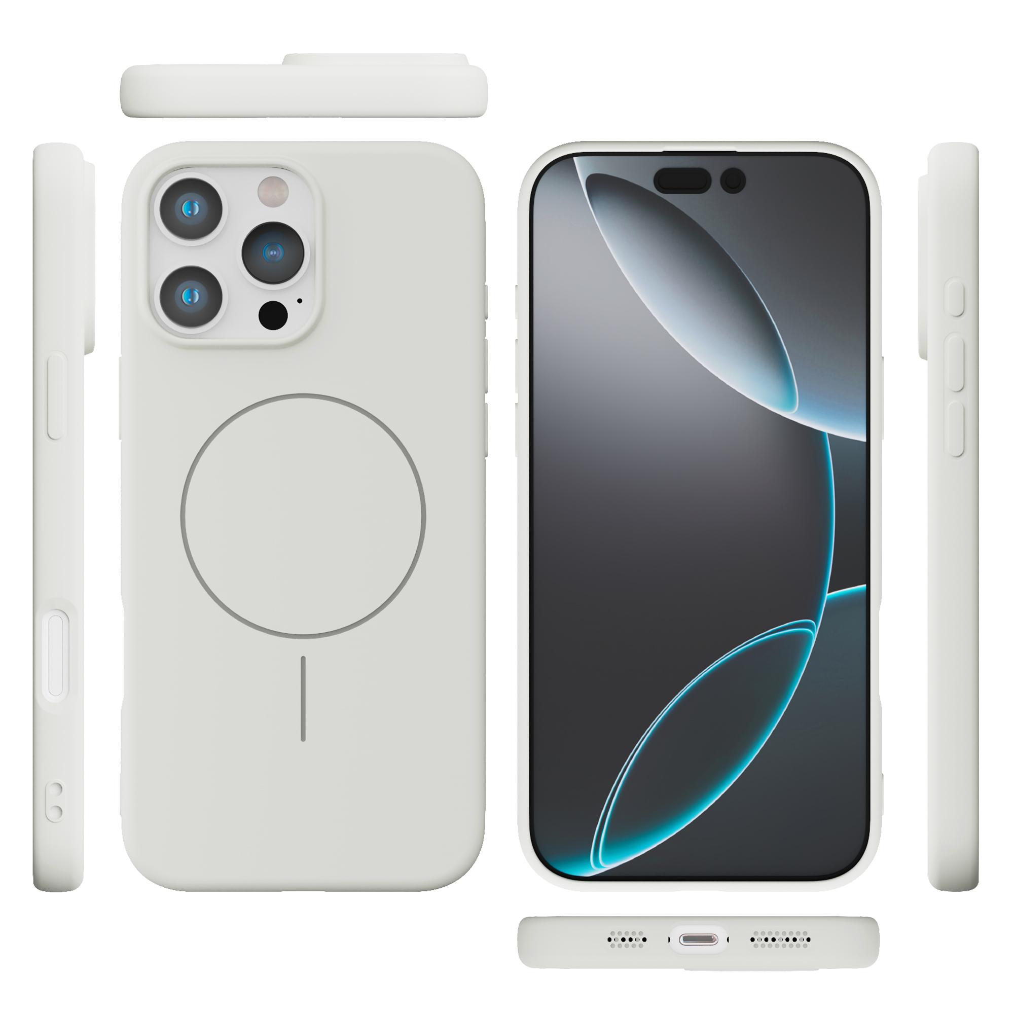 

Магнитный матовый чехол для iPhone 16e 16 E 15 Pro Max 14 Plus 13 12 Magsafe Mag Safe iPhone16 16Pro 16Plus Чехол для телефона Аксессуары iPhone 15 Pro белый