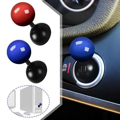 Car Push To Start Button Rocker Full Metal Ball-bar Remodeling Accessories Arcade Game Joystick Metal/plastic Starter Cover