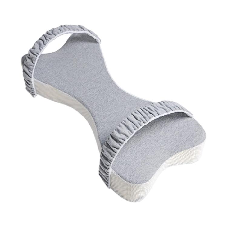 Ergonomic Leg Spacer Pillow For Side Sleepers Pressure Relief Memory Foam Removable Washable Cover