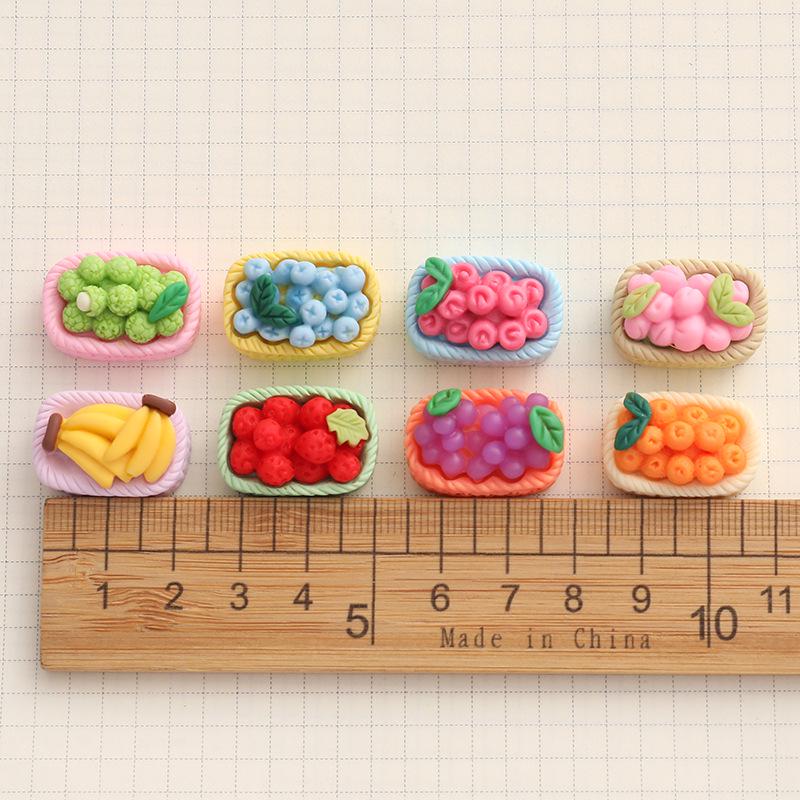 3D Fruit Basket Stickers & Magnets: Realistic DIY Accessories for Phone Cases, Cups, & More