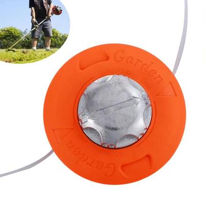 Brush Cutter Universal Aluminum Bump Feed Line Trimmer Head Replacement Durable Strimmer Lawn Grass Brush Cutter Tool Accessory