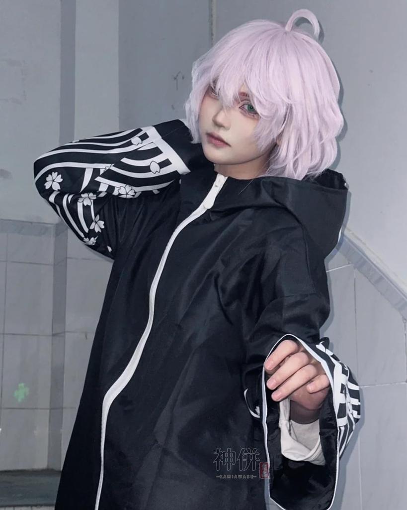 [Divine Quality] Kawaragi Senju Cosplay Wig (Includes Bon) from Tokyo Revengers, Adult Costume for Cultural Festivals, Events, and Stage Performances