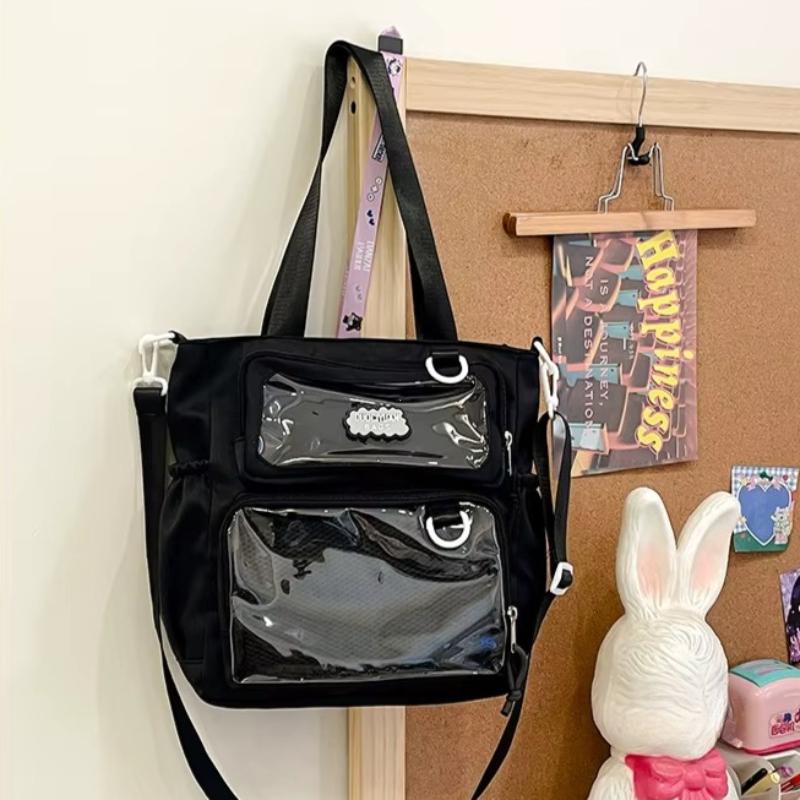 Girl's Ulzzang Ita Bag Large-capacity Crossbody Bag Japanese Comic Exhibition Single Shoulder Bag with Insert New Y2K Sweet 2026