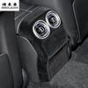 Suede For Mercedes Benz C Class W204 W205 W206 2007-2026 Car Rear Air Vent outlet Anti-Kick Cover Stowing Tidying Armrest Trim