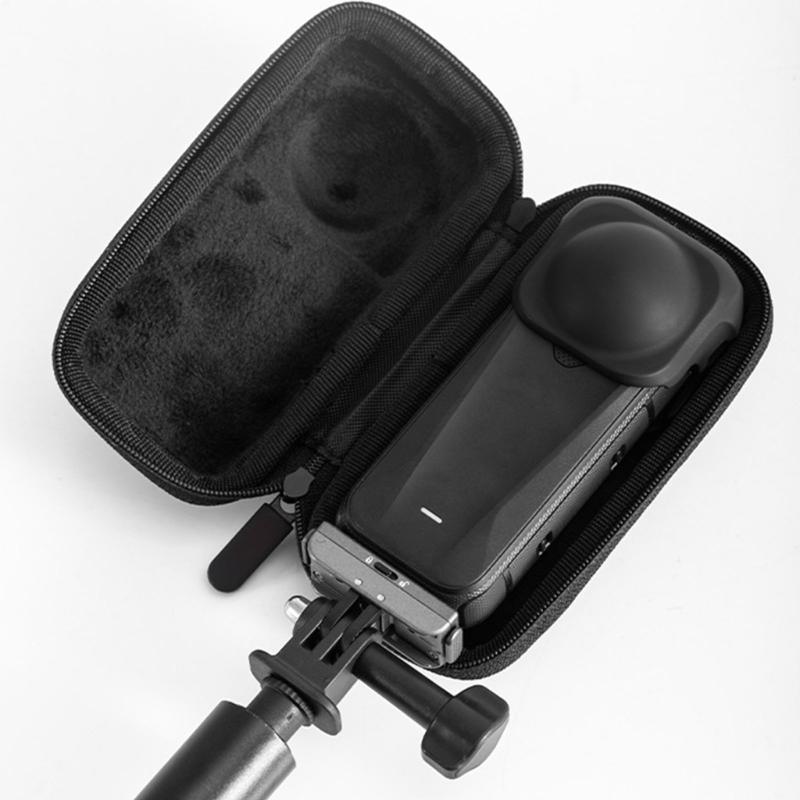 Fabric Storage Bag for X4AIR Action Camera Gear Easy Grab Handle Travel Friendly Protective Lining