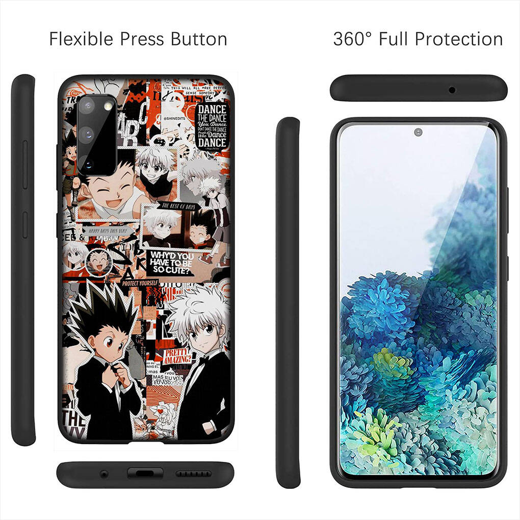 for Samsung Galaxy S25 S24 S23 iPhone 17 16 15 Xiaomi Redmi Note 14 13 12 11 Plus Pro Max XR Case Killua Gon Freecss Hunter X Hunter OPPO Huawei Cover