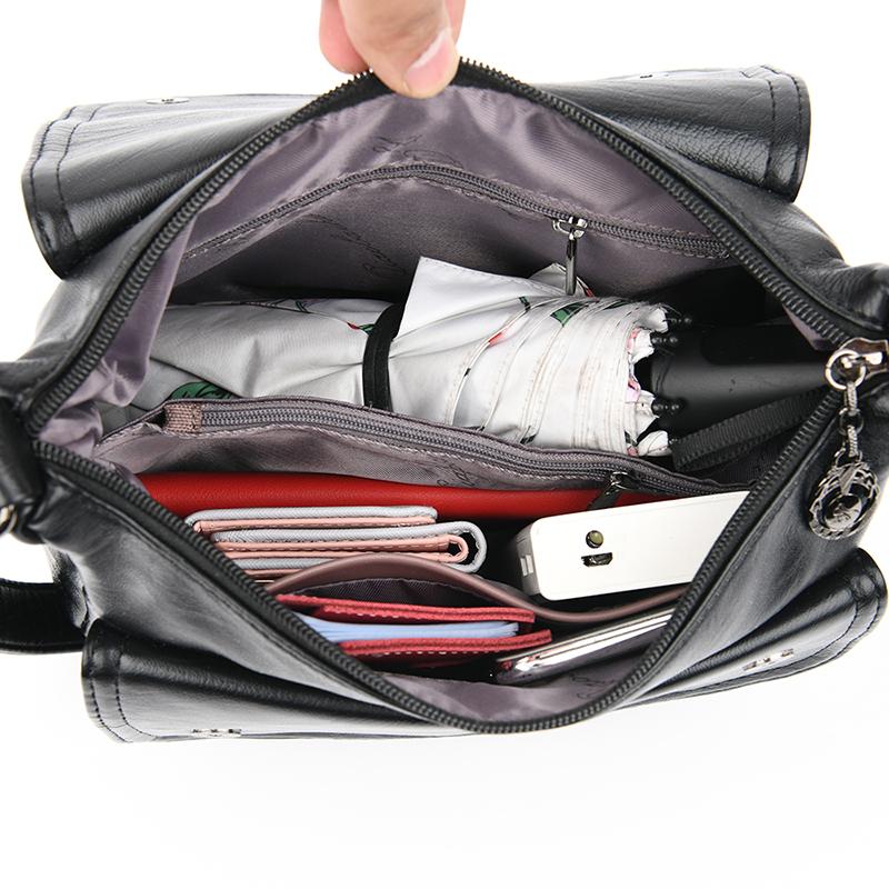 2026 Fashi Soft Leather Shoulder Bags Luxury Women Handbags Designer Brand Casual Crossbody Bags For Women Sac a Main Female