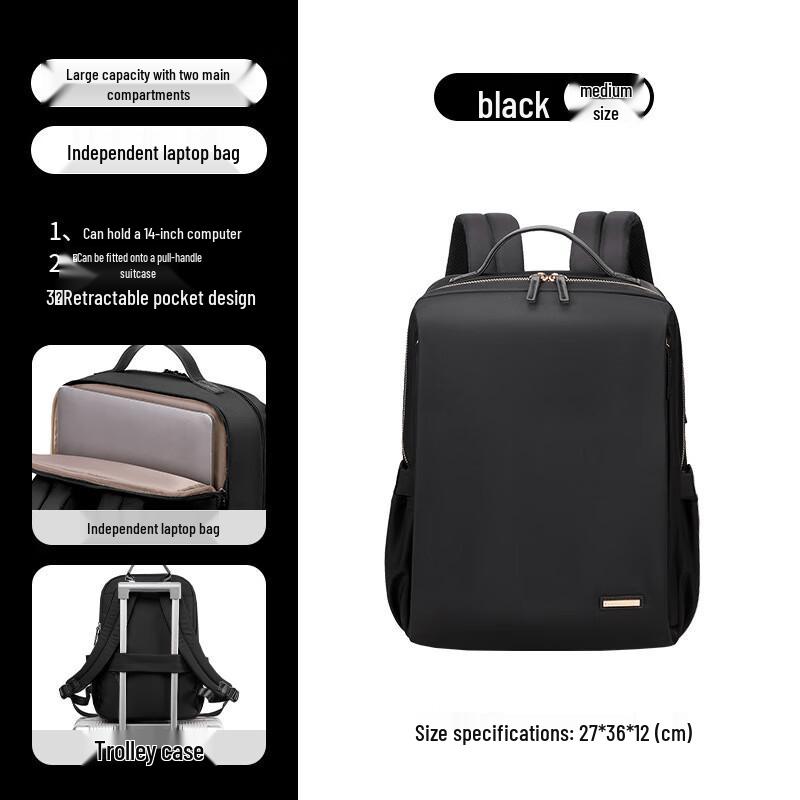 Lishen Women s Business Travel Backpack Medium