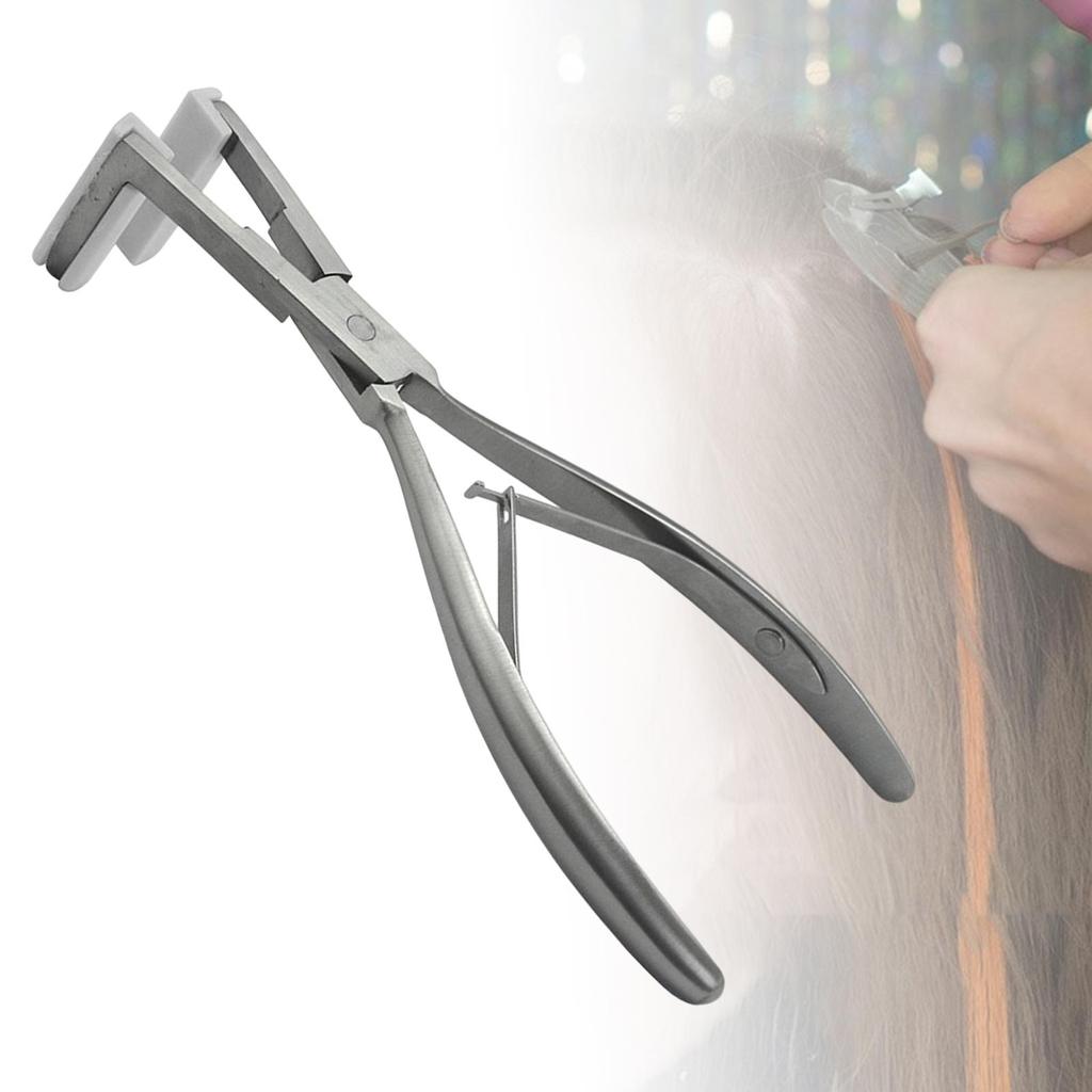 Professional Stainless Steel Hair Extension Pliers Multi-Functional Flat Tip Tape In Hair Extension Tool for Salon Hair Styling