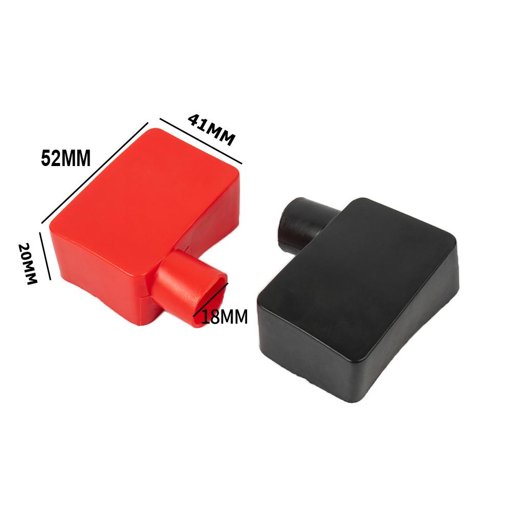 Battery Terminal Cover Battery Black & Red Cap Connectors