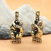 Copper Hand With Erect Middle Finger Up Statue Punk Style Vintage Brass Hand Miniature Ornaments Home Office Desk Decoration