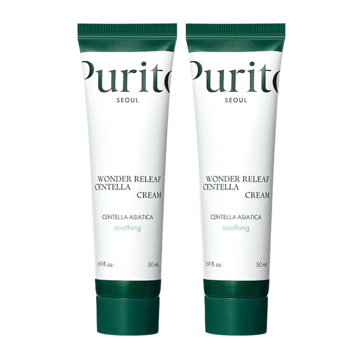 

[Set of 2] PURITO Mighty Bamboo Panthenol Cream Deep Hydration Barrier Support 100ml x 2