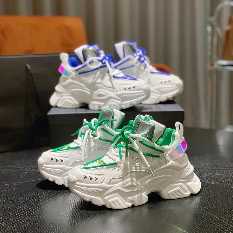 2024 new Women Chunky Sneakers Designers Fashion Brand  Casual  Shoes Woman Summer  Vulcanized Shoes