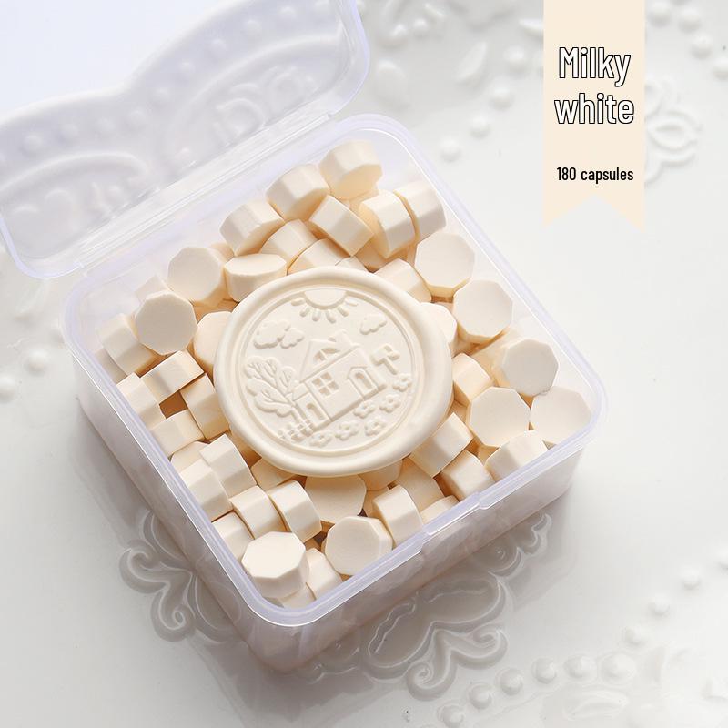 Matte Octagonal Sealing Wax Beads - Ice Cream Color Series for Wedding Invitations