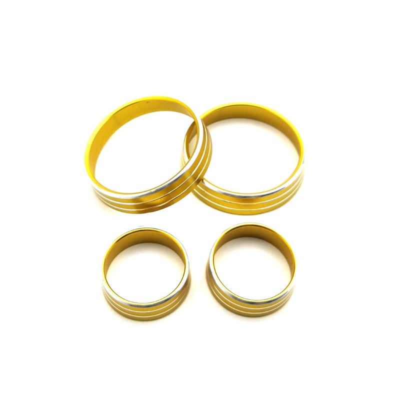 

Air Conditioning Knob Cover for KIA KX5 / Forte SX Aluminum Alloy A/C Engine Button Outer Ring Cover Accessories