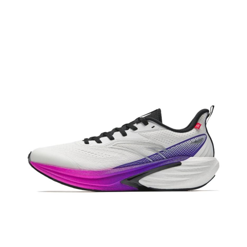 ANTA Men Chuang 50 Professional Cushioned Running Shoes White Purple Pink 112545581-2 41